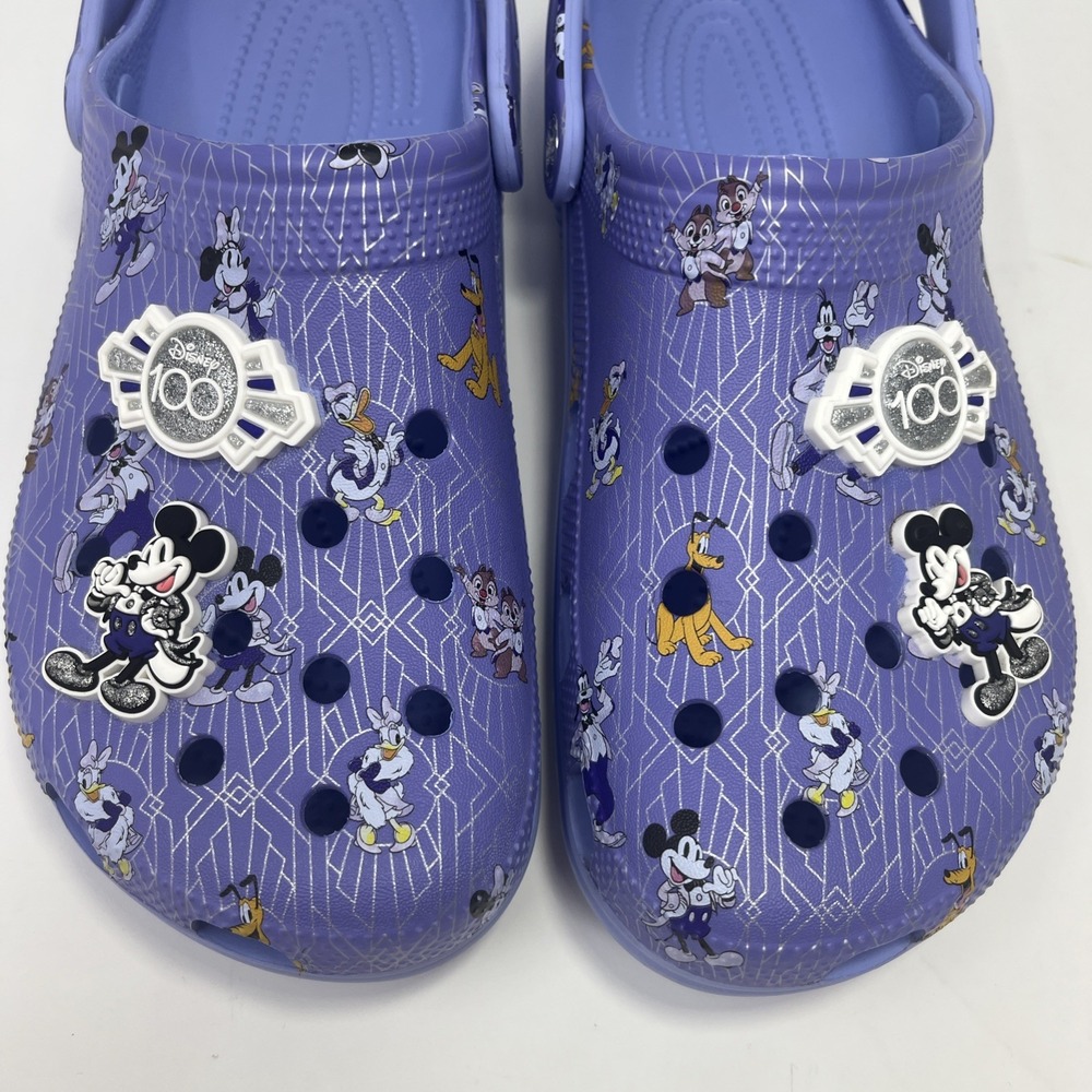 Disney Parks Platinum Celebration Crocs 100 Years M10-W12 Exclusive RARE Limited